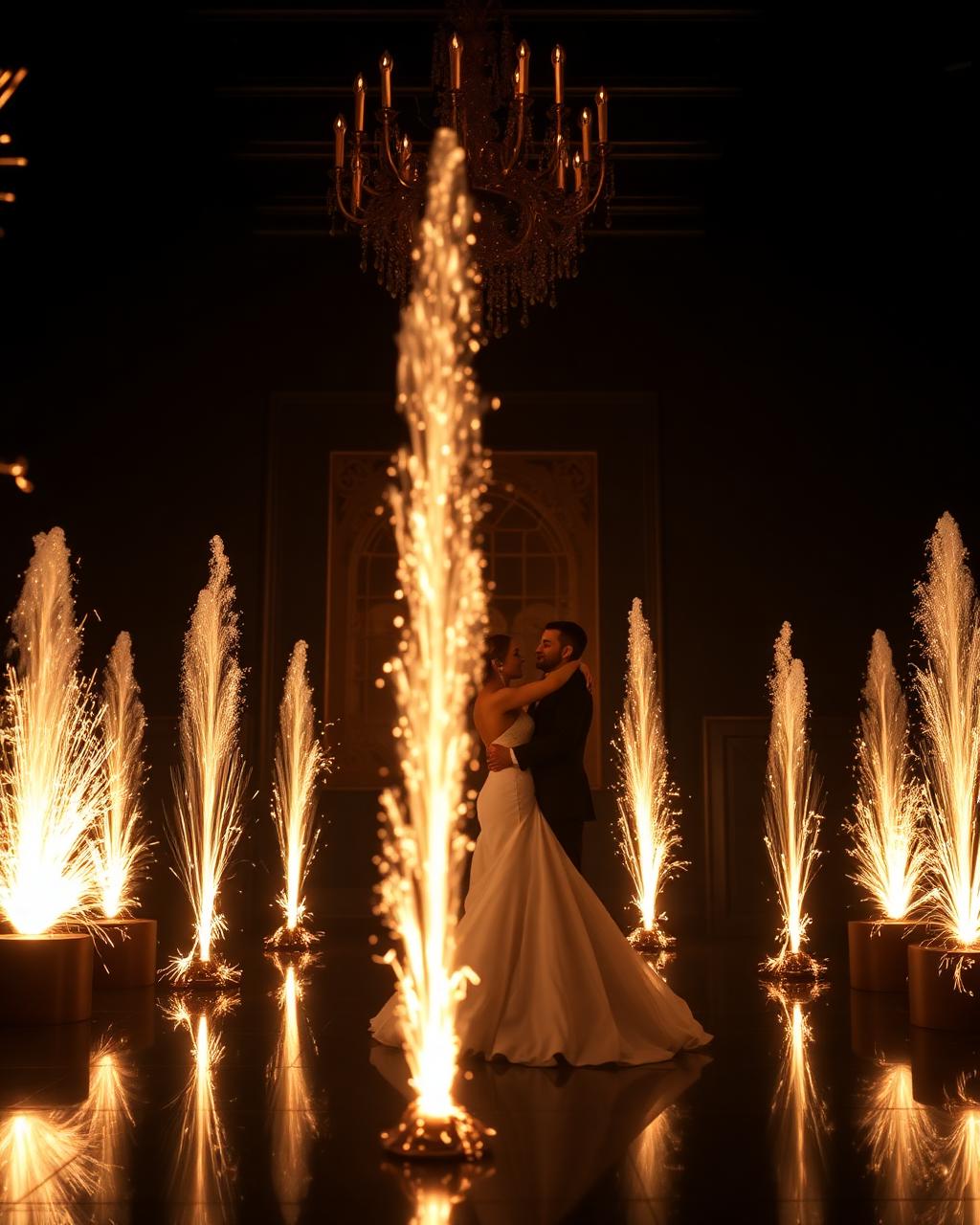 Fontane luminose Sparkular per matrimoni ed eventi